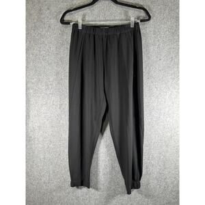 Aritzia Babaton Pants Women S Black‎ Pull On Tapered Leg Front Pocket Quiet Lux